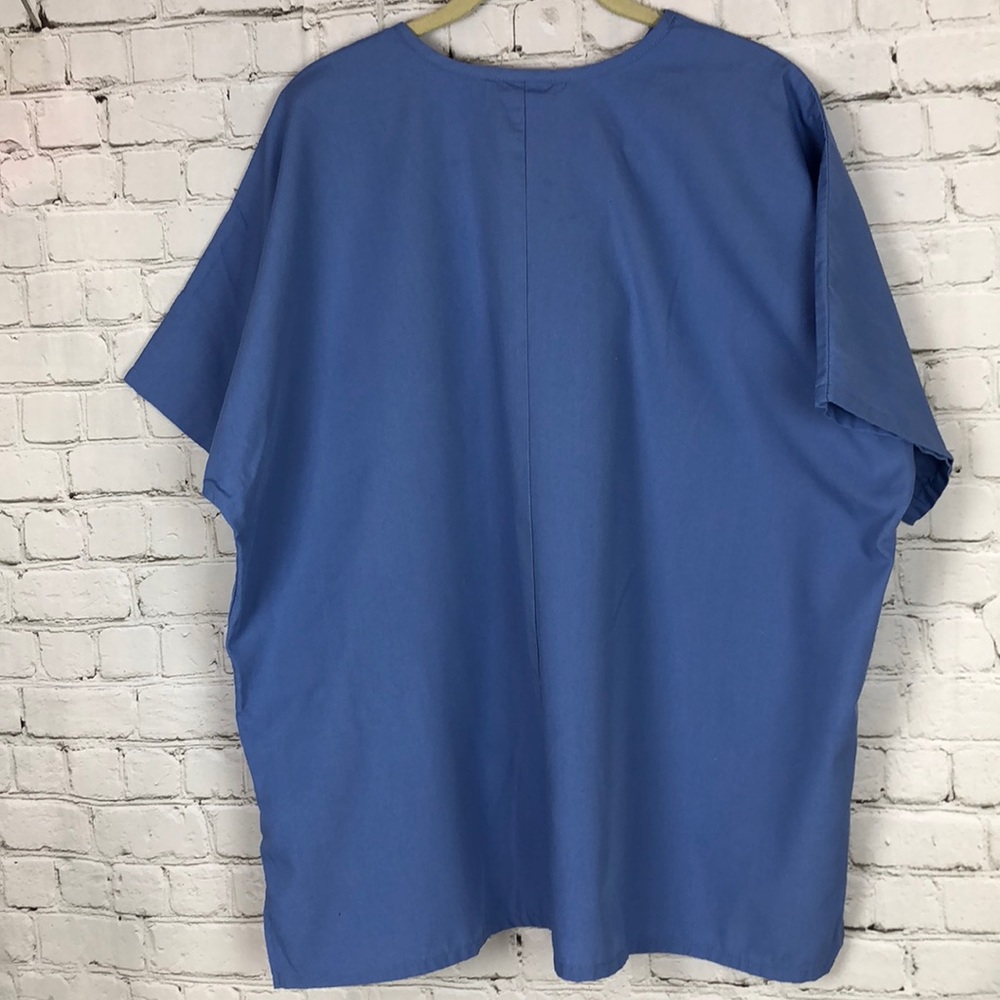 Cherokee ceil blue Scrub Top XL NICU RN - Picture 6 of 9